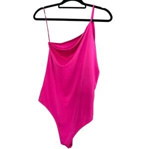 Express Body Contour One Piece Swim Bodysuit Smooth Sculpt Women's Size L Pink